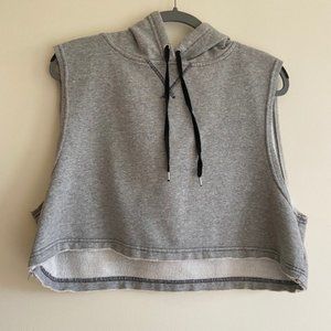 Urban Outfitters Sleeveless Cropped Hoodie